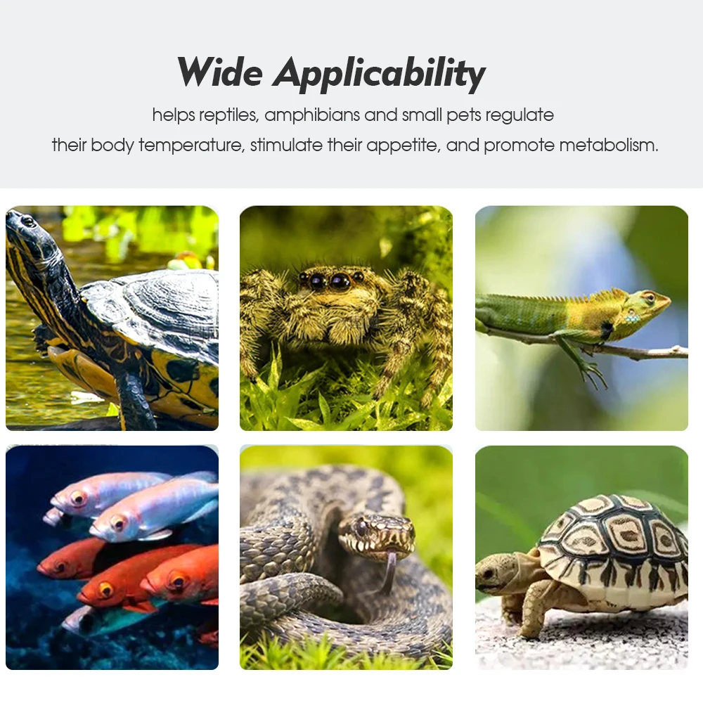 5W-45W Reptile Heating Mat with Adjustable Temperature Controller Can Set 0-50°C for Indoor Zoo Aquarium Pets Warm Heat Mats thumbnail 6