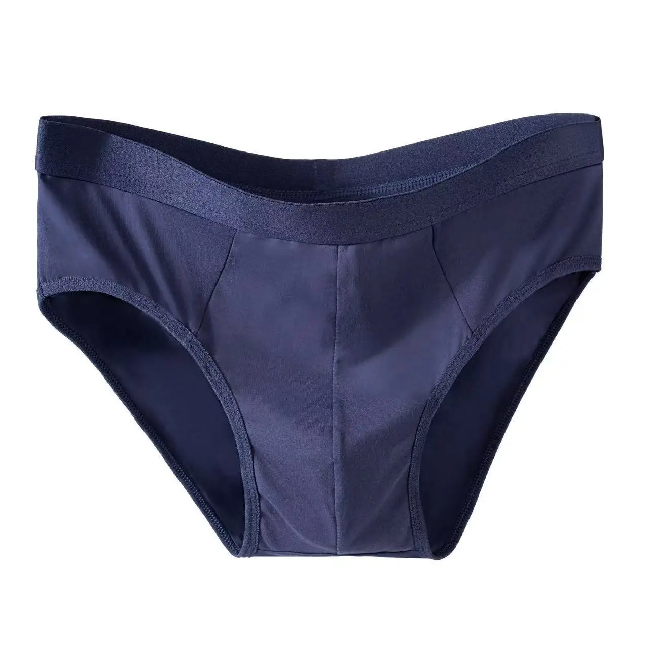 4Pcs Men's Ice Silk Briefs Men Bulge Pouch Plus Size Underwear Boy Comfortable Underpants Male Thin Breathable Triangle Panties thumbnail 5