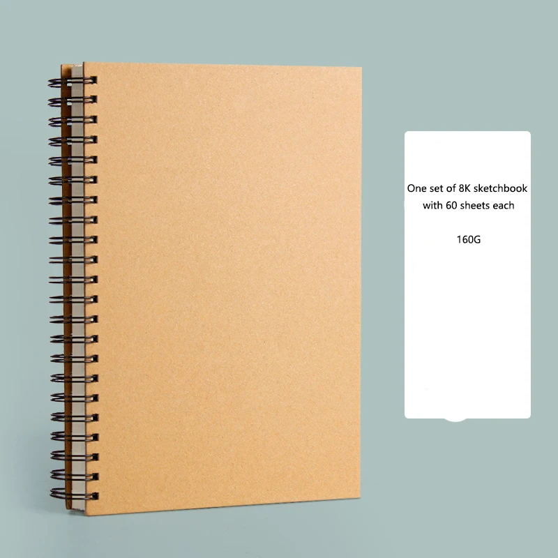 A4 Sketchbook Thickened Quick Sketch Drawing Book 16K Painting 8K Drawing Blank Book Doodle Oil Painting Quick Sketch Book thumbnail 3