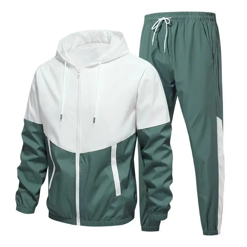 M-6XL New Men's Sportswear Set from Japan South Korea Autumn Casual Wear Men's Hooded Jacket Leg Tied Pants Trendy Casual Suit thumbnail 6