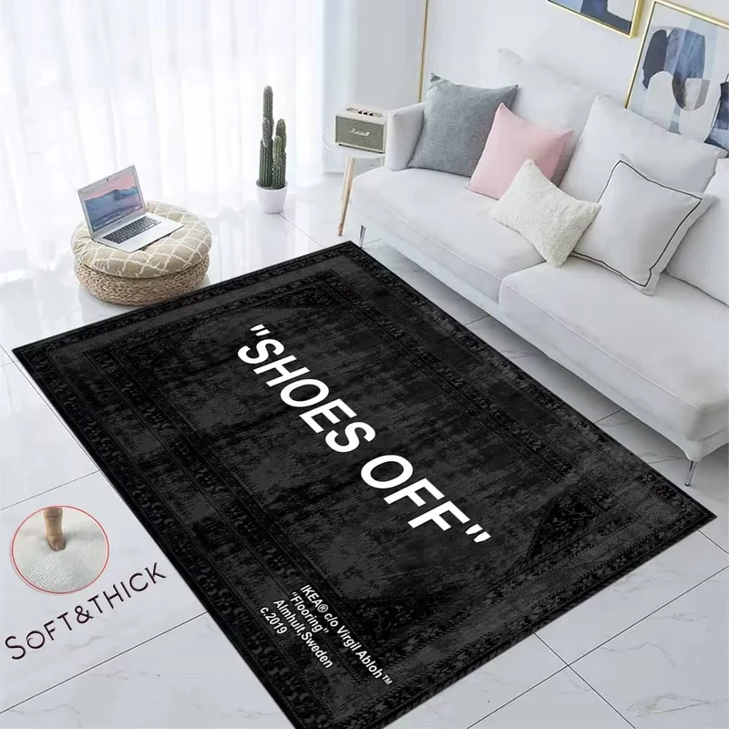 VIKAMA Best-Selling Crystal Velvet Carpet For American-Style Living Room And Bedroom Durable Entry Door Floor Mat For Home Decor