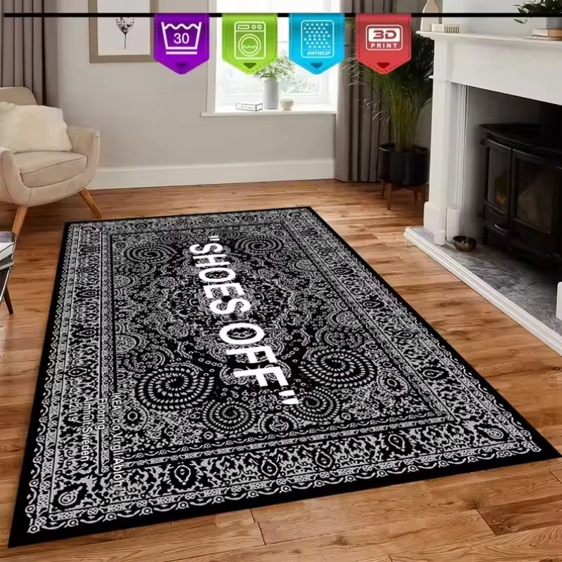 VIKAMA Best-Selling Crystal Velvet Carpet For American-Style Living Room And Bedroom Durable Entry Door Floor Mat For Home Decor thumbnail 2