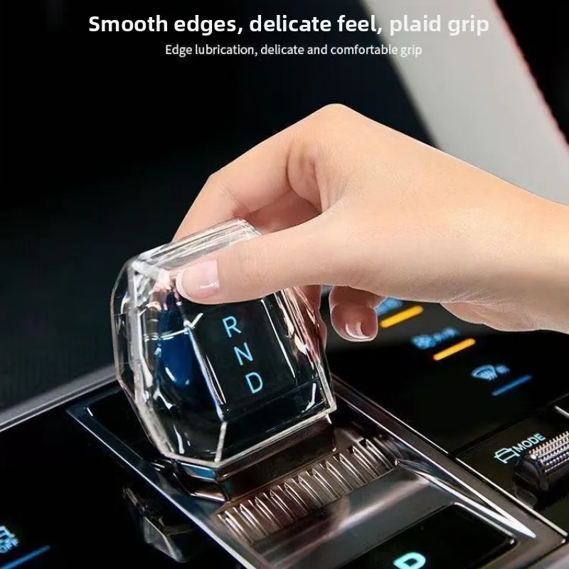 For BYD Song Plus/Seal U DM-i/EV 2023-2025 crystal lever central control gear protective case interior styling accessories thumbnail 2