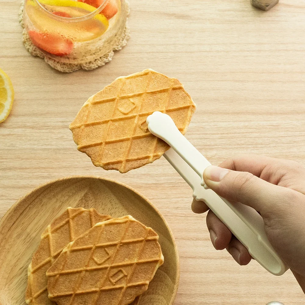 1Pc 5.71inch Non-slip Japanese Cat Paw Shape Food Tongs Cute Cartoon Tongs Silicone Barbecue Tongs Baking Clip Kitchen Gadgets thumbnail 5