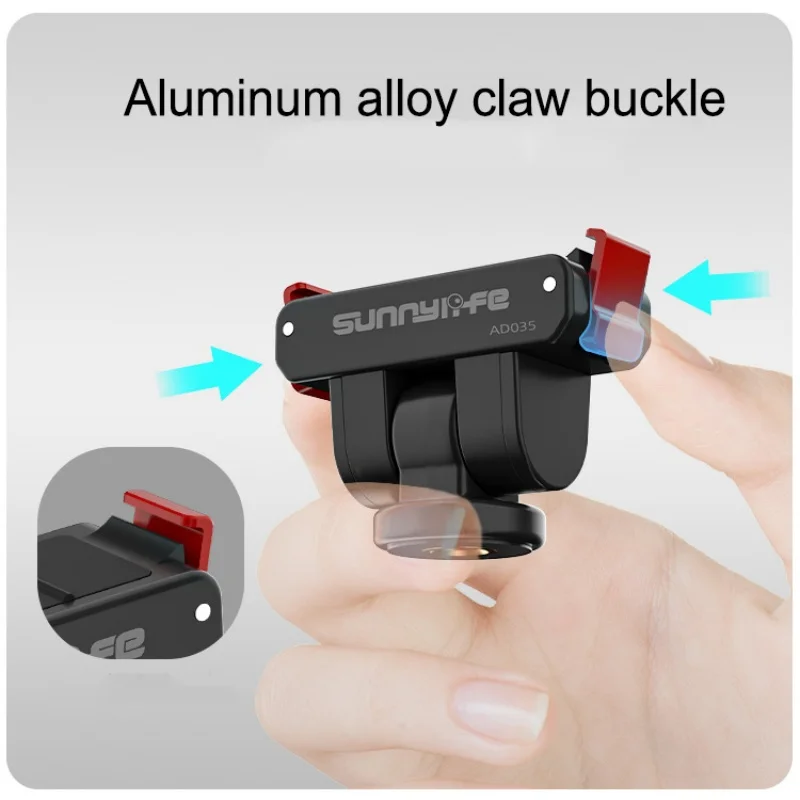 Magnetic Adapter Mount for DJI OSMO 360/Action 5Pro/4/3/2 Quick Release Mount Base Camera Tripod Adapter Mount Accessories thumbnail 3