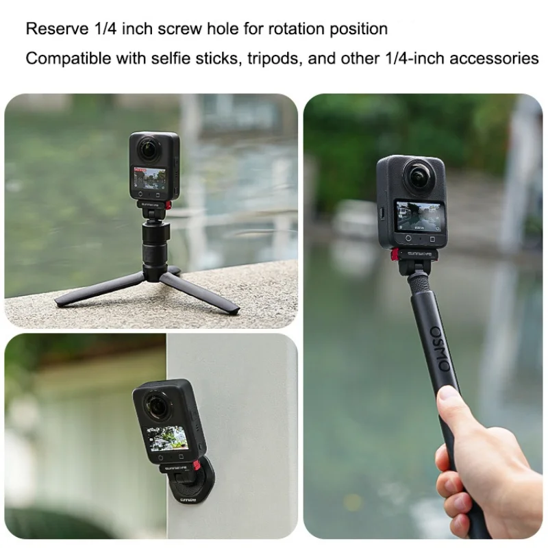 Magnetic Adapter Mount for DJI OSMO 360/Action 5Pro/4/3/2 Quick Release Mount Base Camera Tripod Adapter Mount Accessories thumbnail 4