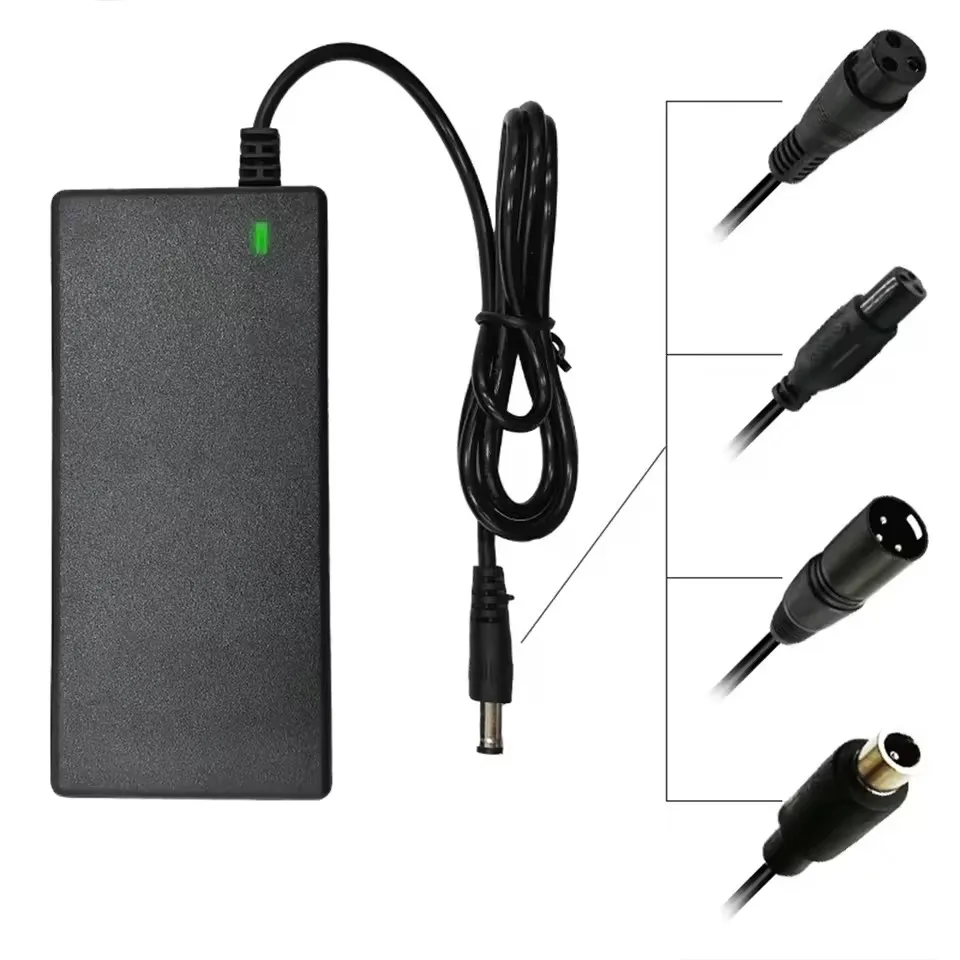 42V 54.6V 2A Lithium Battery Charger AC100-240V 36V 48V 2A Battery Power Adapters For Lithium Battery Pack 5 Plugs EU / US Plug thumbnail 2