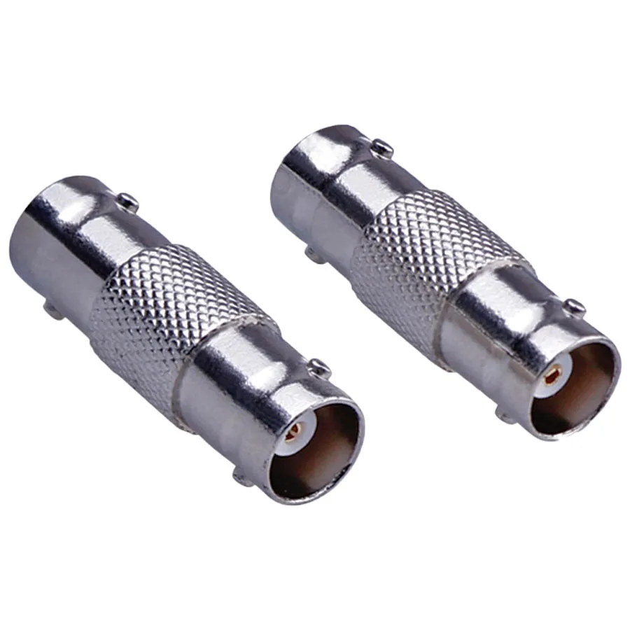 10PCS Solderless Dual Female head BNC Connectors - Quick-Install BNC Injectors for CCTV Systems & Security Cameras &Video cable thumbnail 2