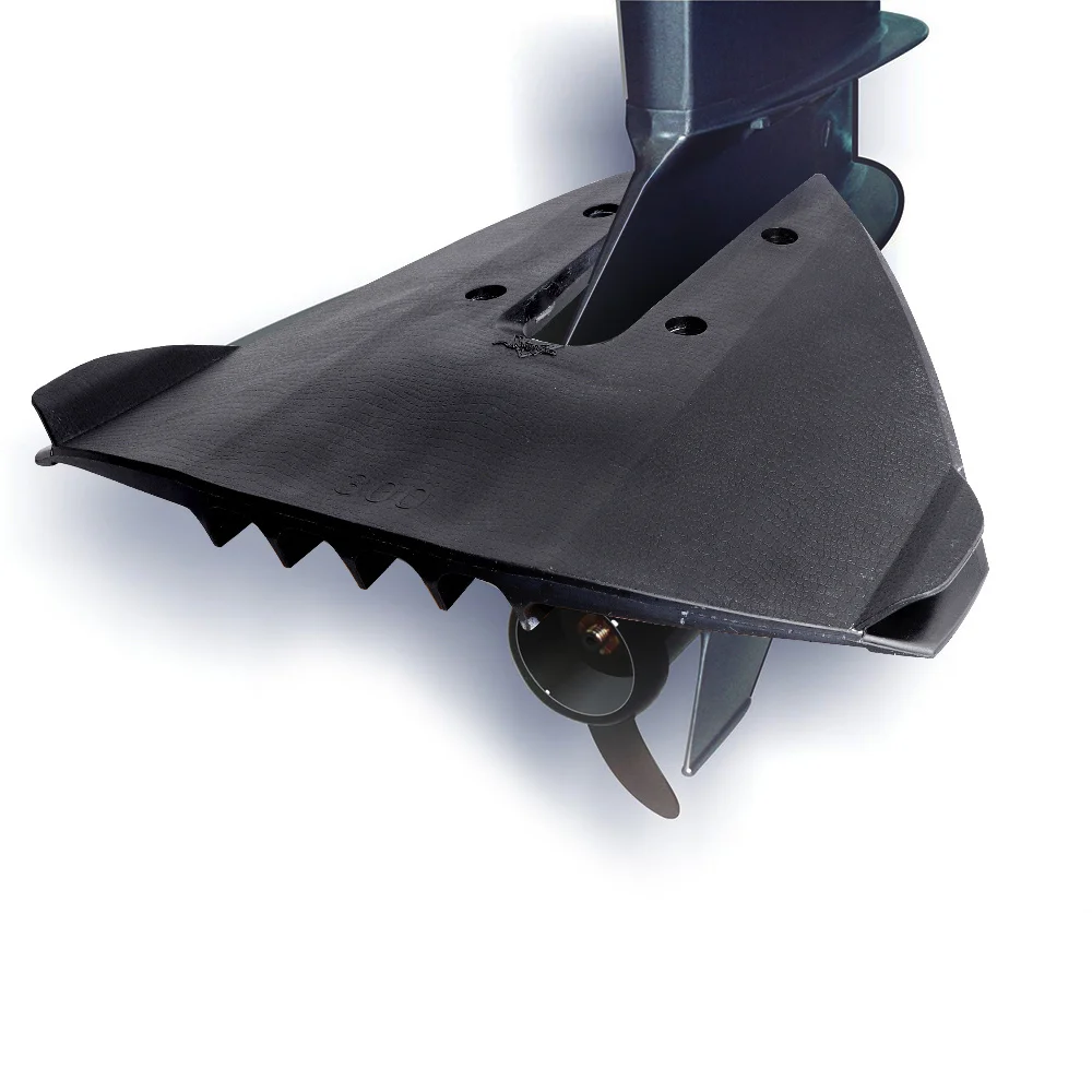 Marine Hydrofoil Stabilizer Outboard Boat ABS Plastic Steering Boat Control For Outboards Stern Drives 30HP-300HP Engine Black thumbnail 4