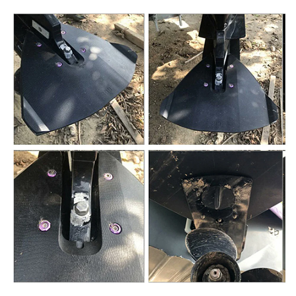 Marine Hydrofoil Stabilizer Outboard Boat ABS Plastic Steering Boat Control For Outboards Stern Drives 30HP-300HP Engine Black thumbnail 6