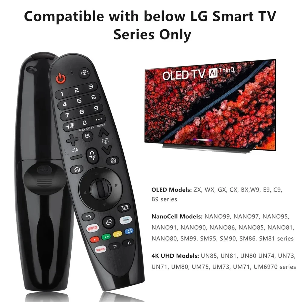 Magic Remote Control for LG TV Controller AKB75855501 AN-MR18BA AN-MR19BA MR20GA AN-MR650A for LG Smart TV with Voice and cursor thumbnail 6