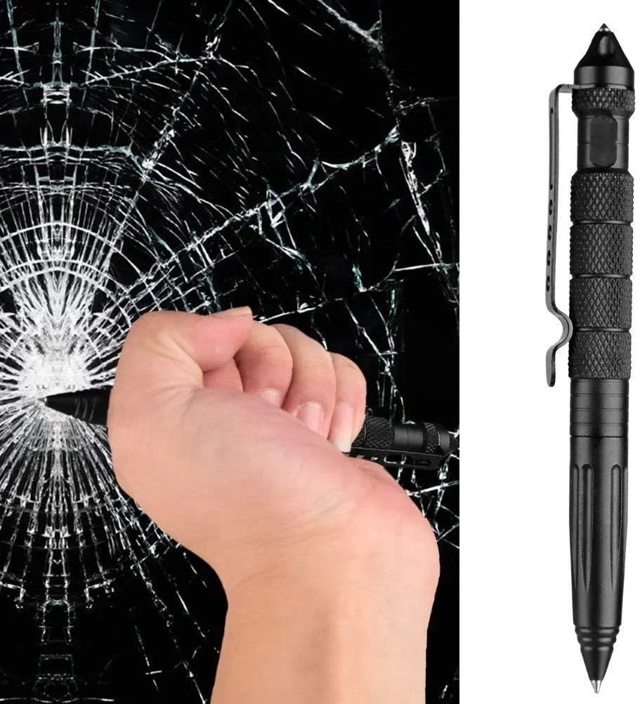 Multifunctional Tactical Pen Self Defense Anti Skid Emergency Survival Tool Glass Breaker Tungsten Steel Outdoor Rescue Escape thumbnail 2
