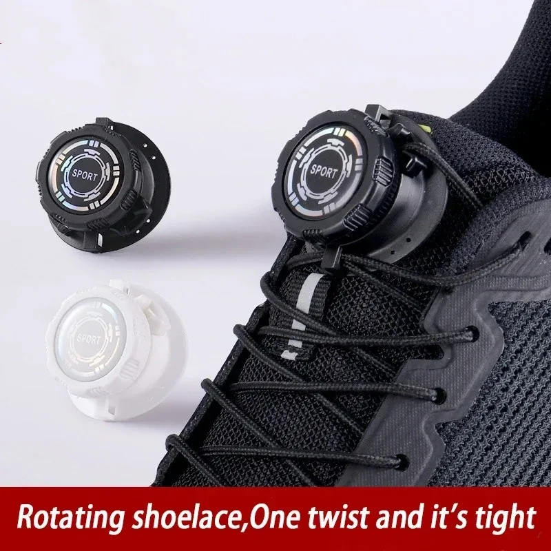 Thick Rope Swivel Buckle Shoelaces Upgrade Automatic Laces Without Ties Children Adults Sneakers Shoelace Shoe Accessories thumbnail 4