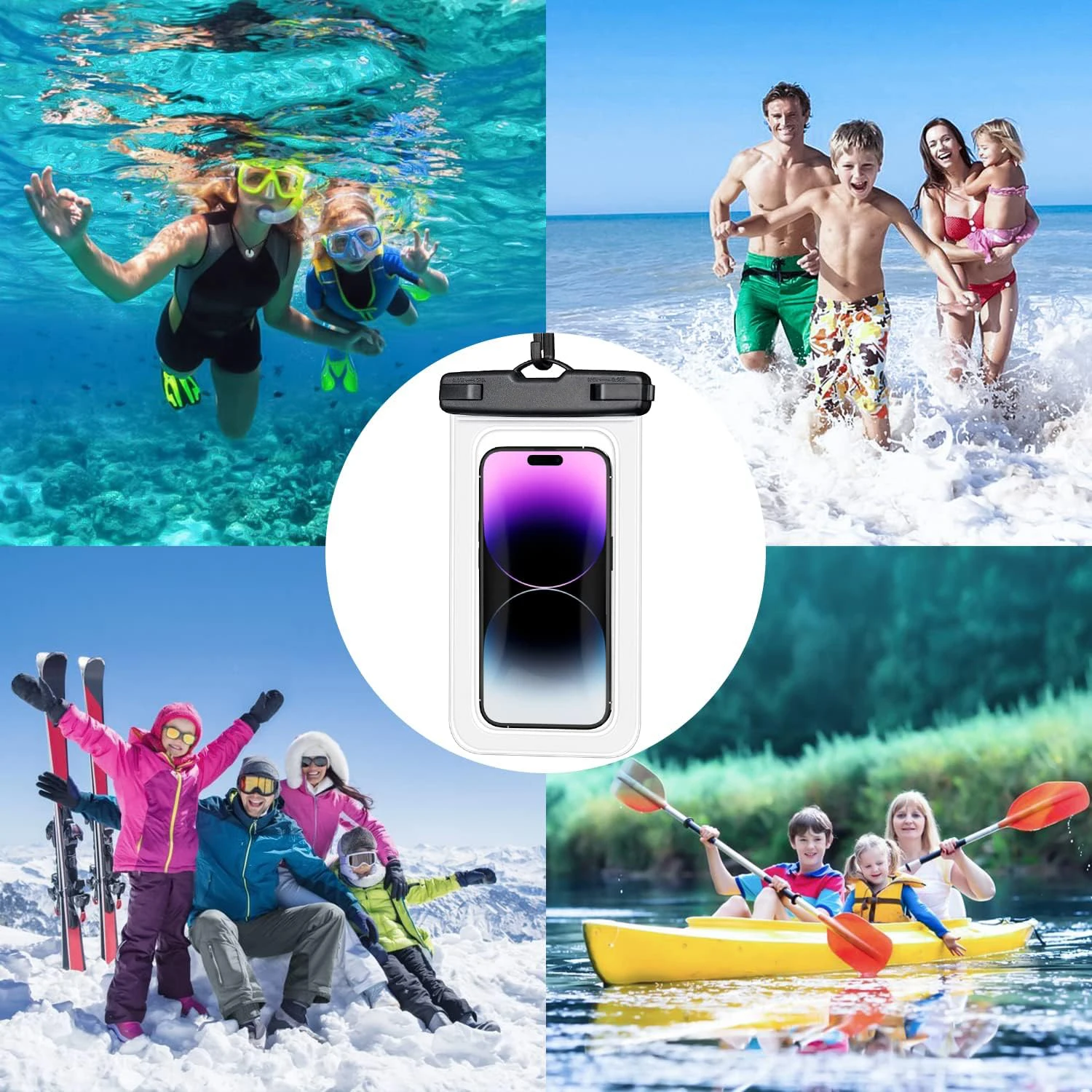 Waterproof Phone Case Swimming Bag Universal Underwater Protect Pouch Cover For iPhone 11 12 13 14 15 16 17 Pro Max Air thumbnail 6