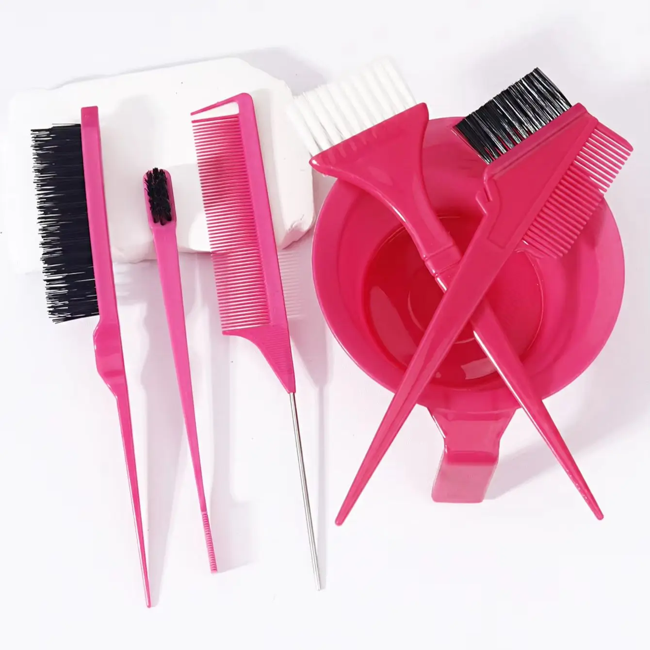 6pcs Hair Coloring Kit,Tools for Hair Coloring and pick dye hair comb,for DIY and salon use Special for real hair wigs ﻿ thumbnail 5