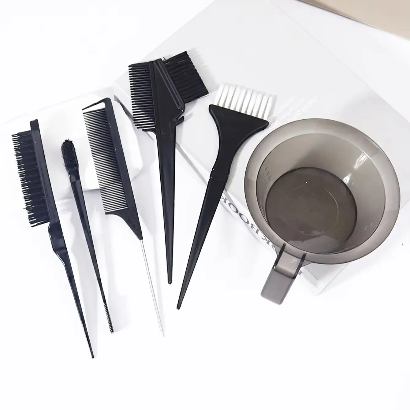 6pcs Hair Coloring Kit,Tools for Hair Coloring and pick dye hair comb,for DIY and salon use Special for real hair wigs ﻿ thumbnail 2