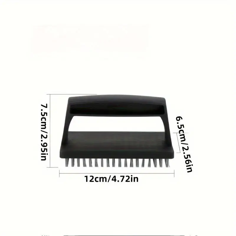 1Pc Stainless Steel BBQ Grill Brush Heavy Duty with Ergonomic Handle Reusable Outdoor Cooking Tool thumbnail 3