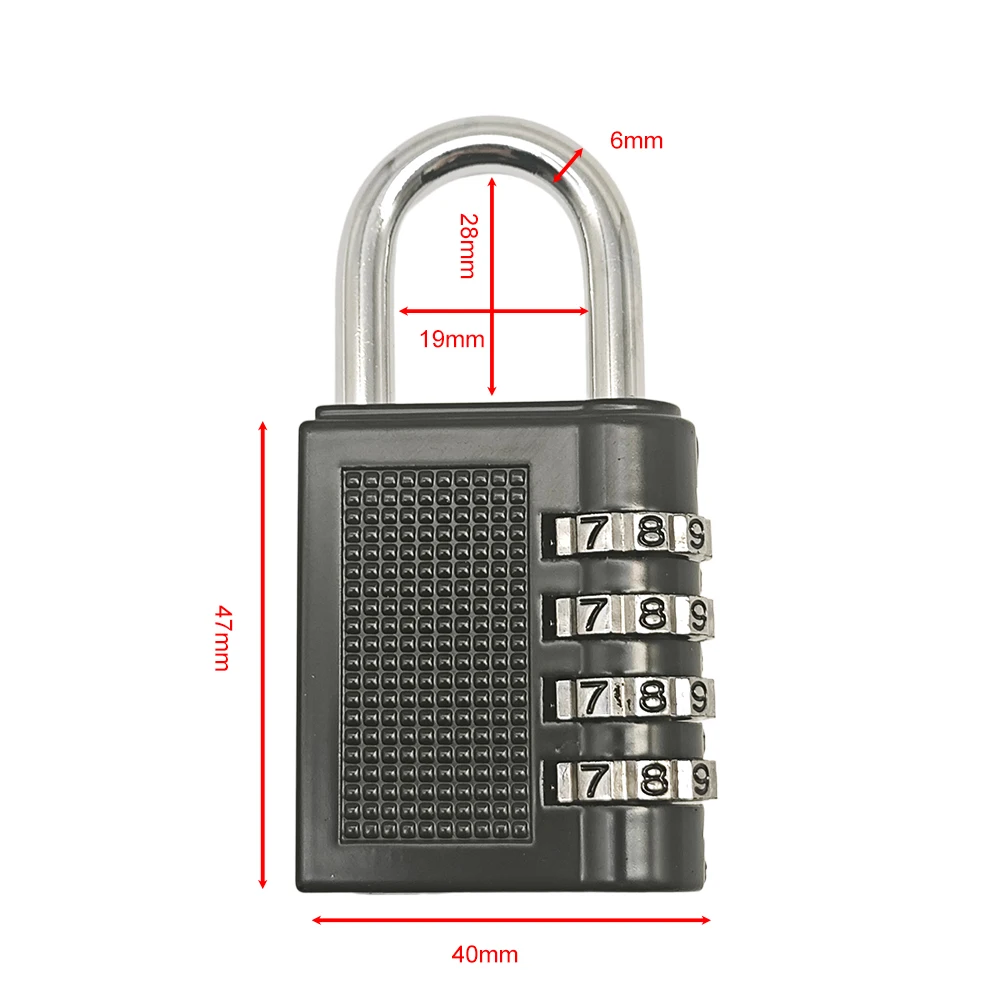 Dial Digit Password Lock Luggage lock Secret Lock trunk lock locker Combination lock Suitcase thumbnail 5