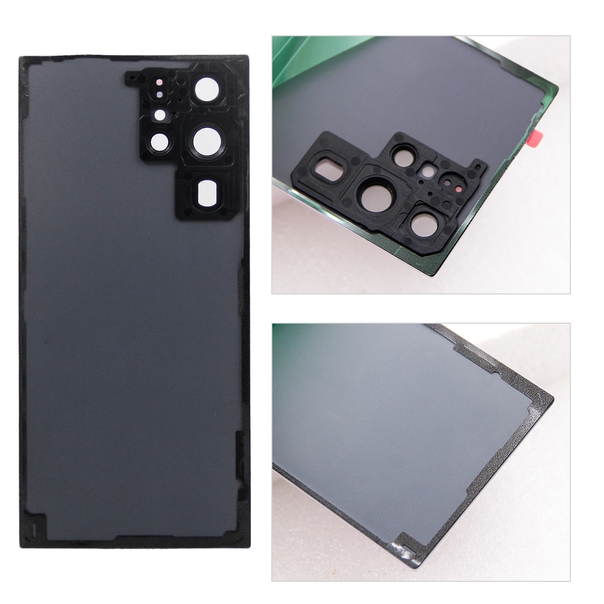 Glass Battery Cover For Samsung S22 Ultra S23 Ultra Rear Door Housing Panel Case Camera Lens Parts For S22U/S23U Battery Cover thumbnail 6