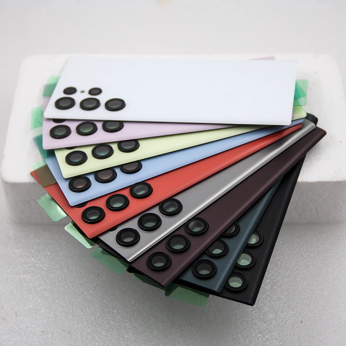 Glass Battery Cover For Samsung S22 Ultra S23 Ultra Rear Door Housing Panel Case Camera Lens Parts For S22U/S23U Battery Cover thumbnail 5