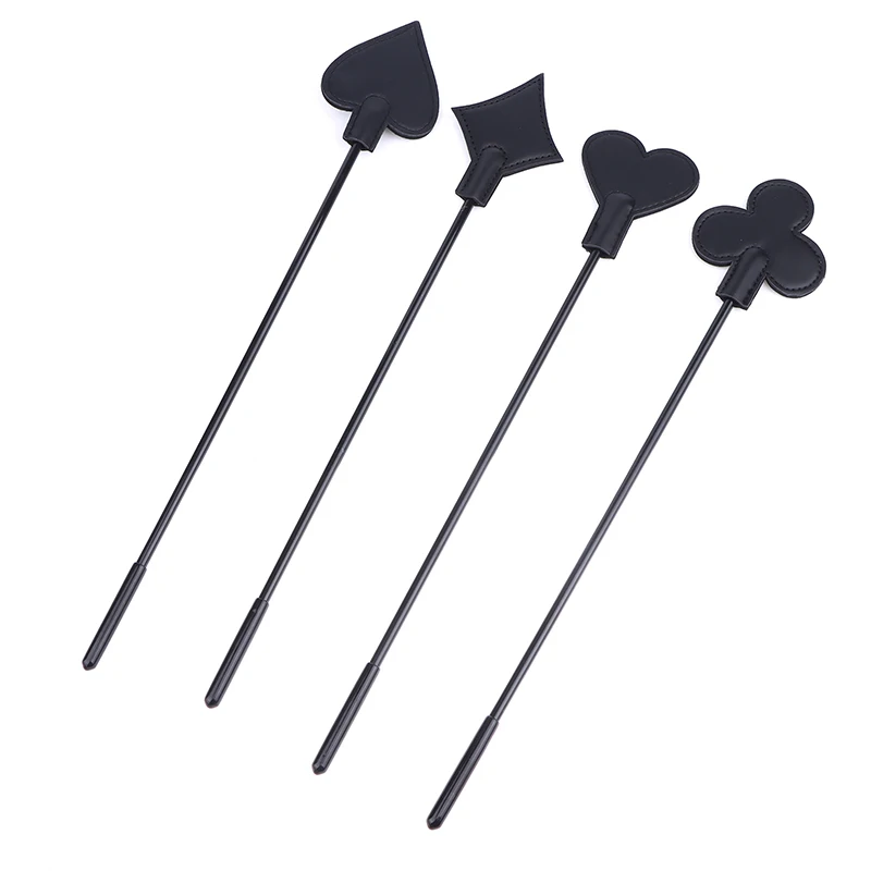 PU Leather Horse Crop Soft Anti-slip Handle Riding Paddle Equestrian Riding Crop Sports Game Role Play Whip For Horses Training thumbnail 5