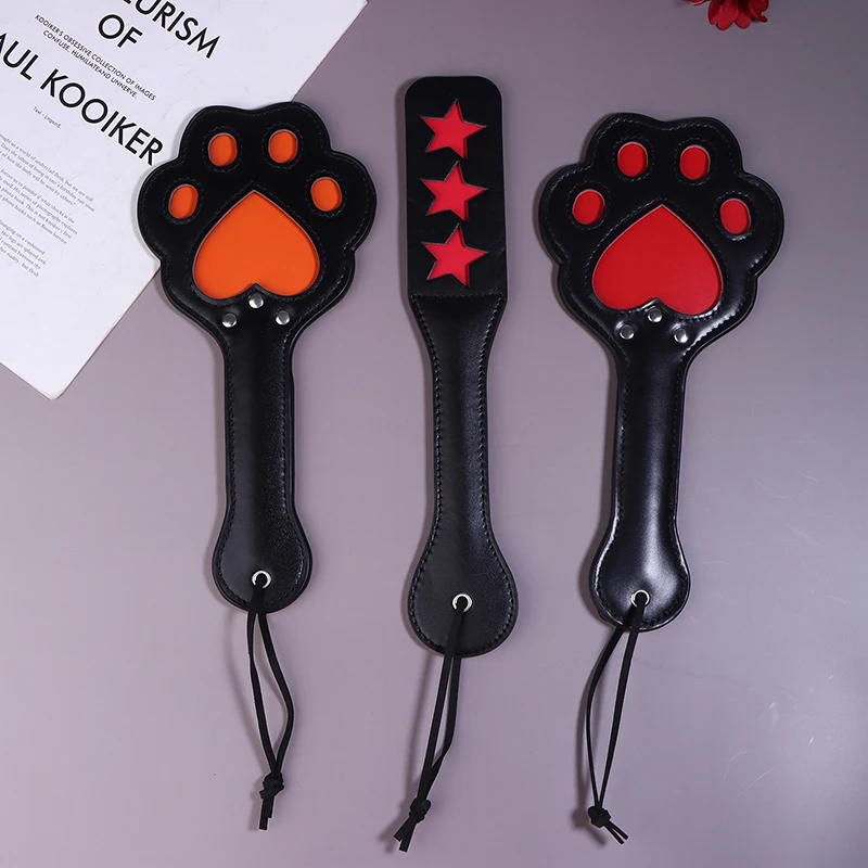 PU Leather Horse Crop Soft Anti-slip Handle Riding Paddle Equestrian Riding Crop Sports Game Role Play Whip For Horses Training thumbnail 3