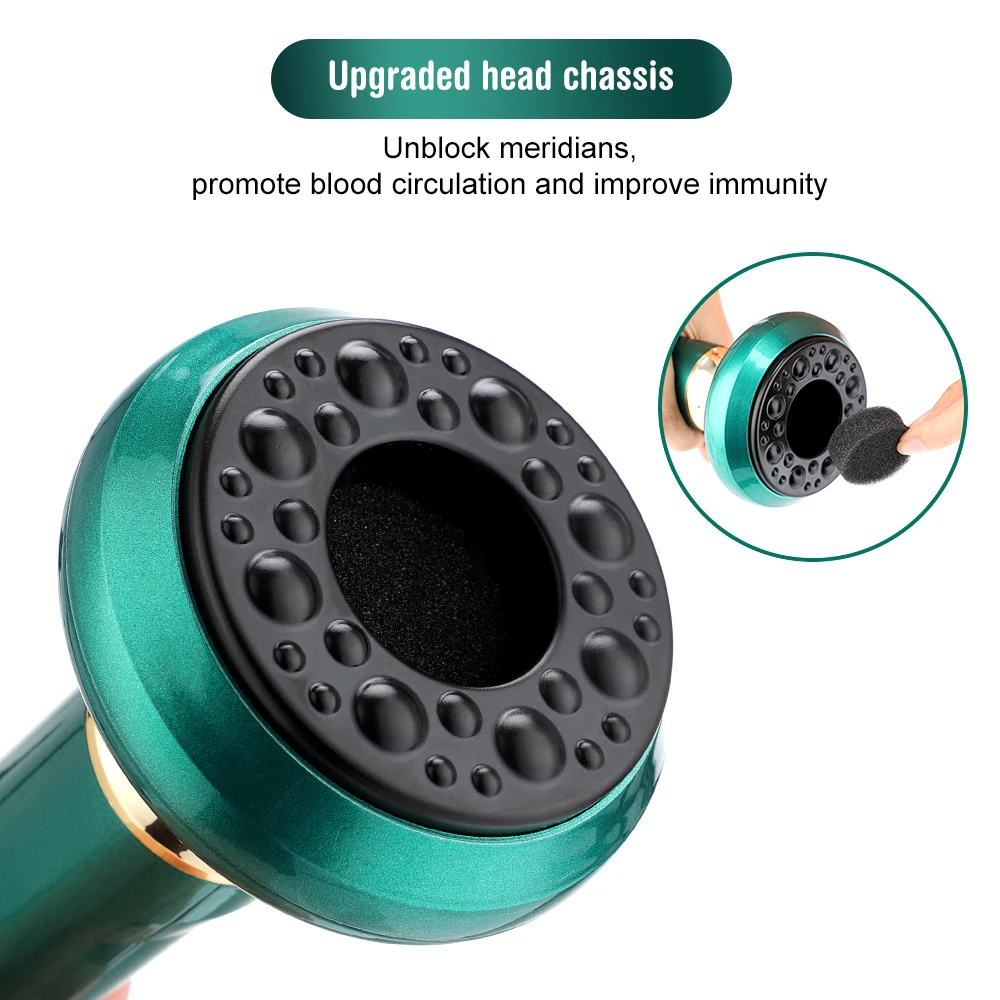 6 Gear Electric Cupping Massager Vacuum Suction Cup GuaSha Anti Cellulite Beauty Health Scraping Heat Body Slimming Massage thumbnail 6