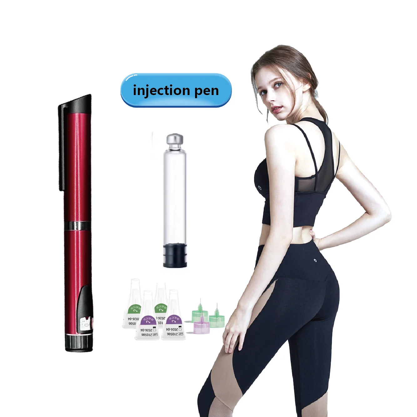 High Quality Eco-Friendly 3ml Reusable Injection Pen V3 Metal for Home Use Empty Injection Pen Without Cartridge Bottle thumbnail 6