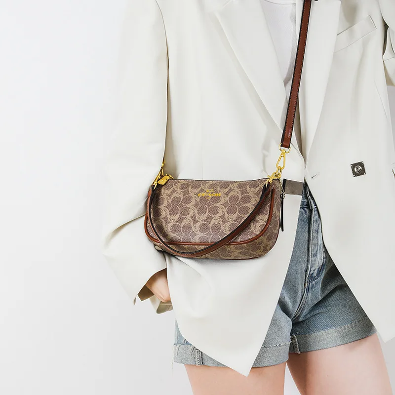 High-End Women's Underarm Shoulder Bag Classic Vintage Ladies Crossbody Handbag Elegant Designer Leather Messenger Bag For Women thumbnail 4