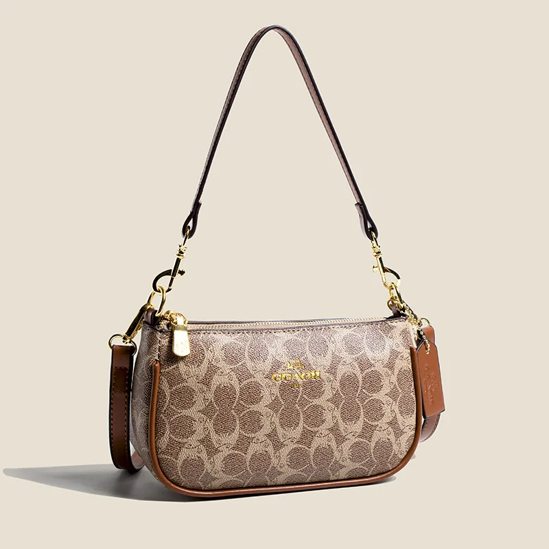 High-End Women's Underarm Shoulder Bag Classic Vintage Ladies Crossbody Handbag Elegant Designer Leather Messenger Bag For Women thumbnail 6