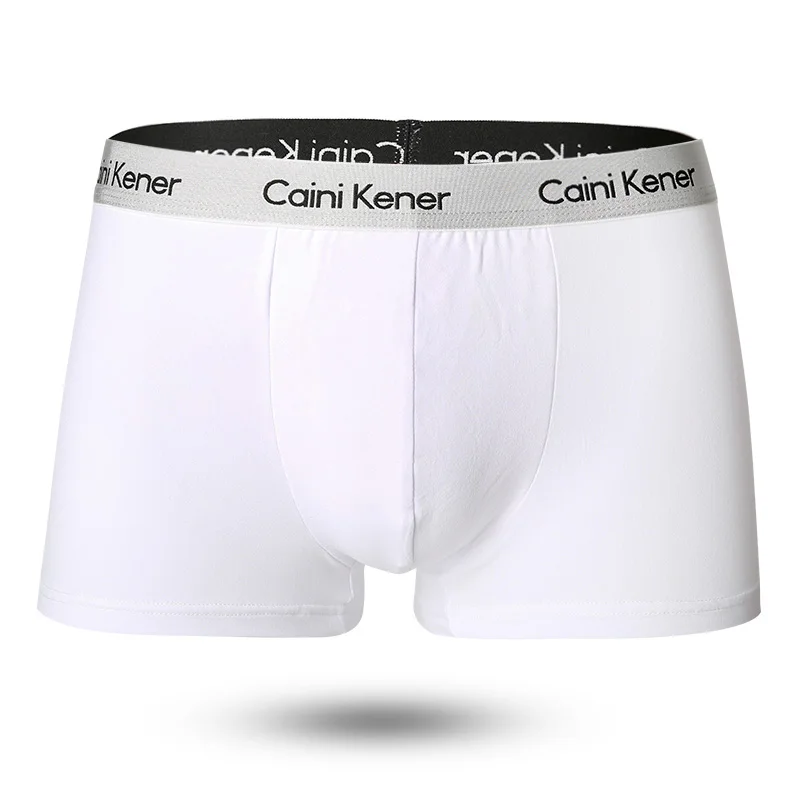 New  5pcs/Lot Solid Shorts Underpants man Men's Panties Men Boxer Underwear For Male Couple Sexy Set  Large Size thumbnail 4
