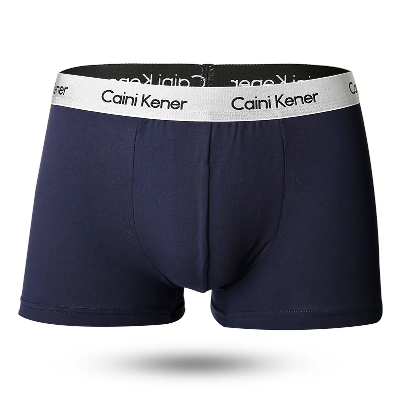 New  5pcs/Lot Solid Shorts Underpants man Men's Panties Men Boxer Underwear For Male Couple Sexy Set  Large Size thumbnail 3