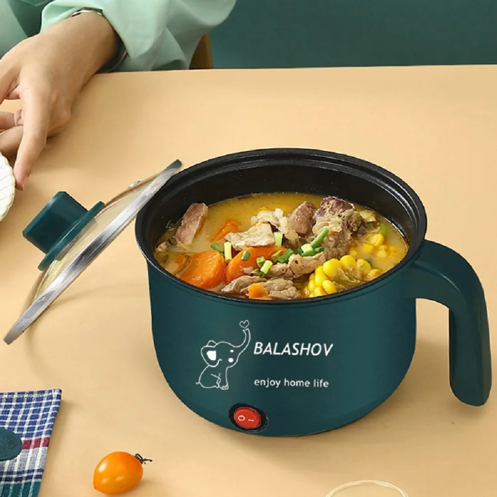 220V Electric Rice Cooker With Stainless Steel Steamer Multifunctional Kitchen Cooking Pot Non-stick Pan Hot Pot BBQ Home Use thumbnail 6