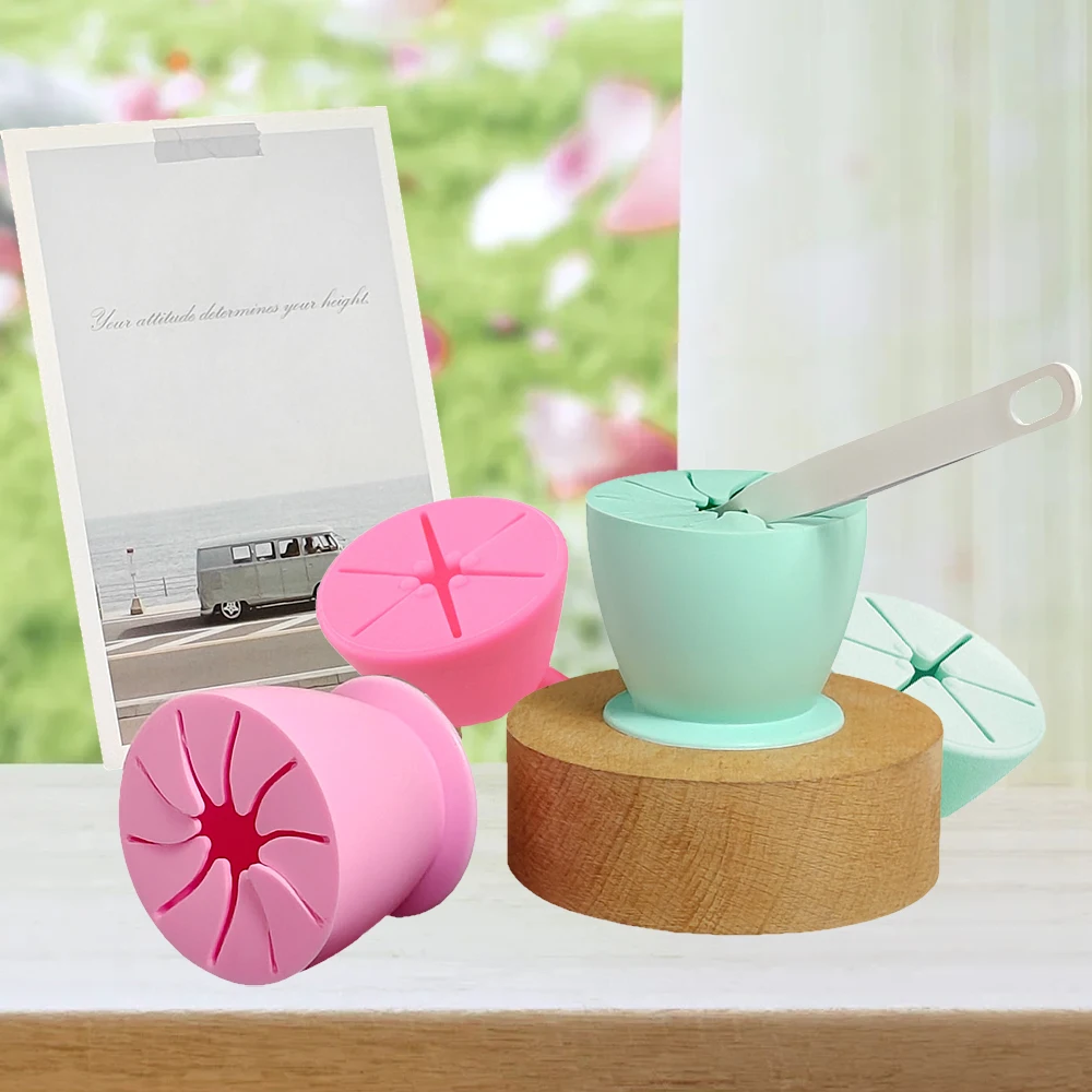Desktop/finger storage box, fragment collector, paper-cut and handicraft tools, nail polish bottle holder, silicone products thumbnail 3