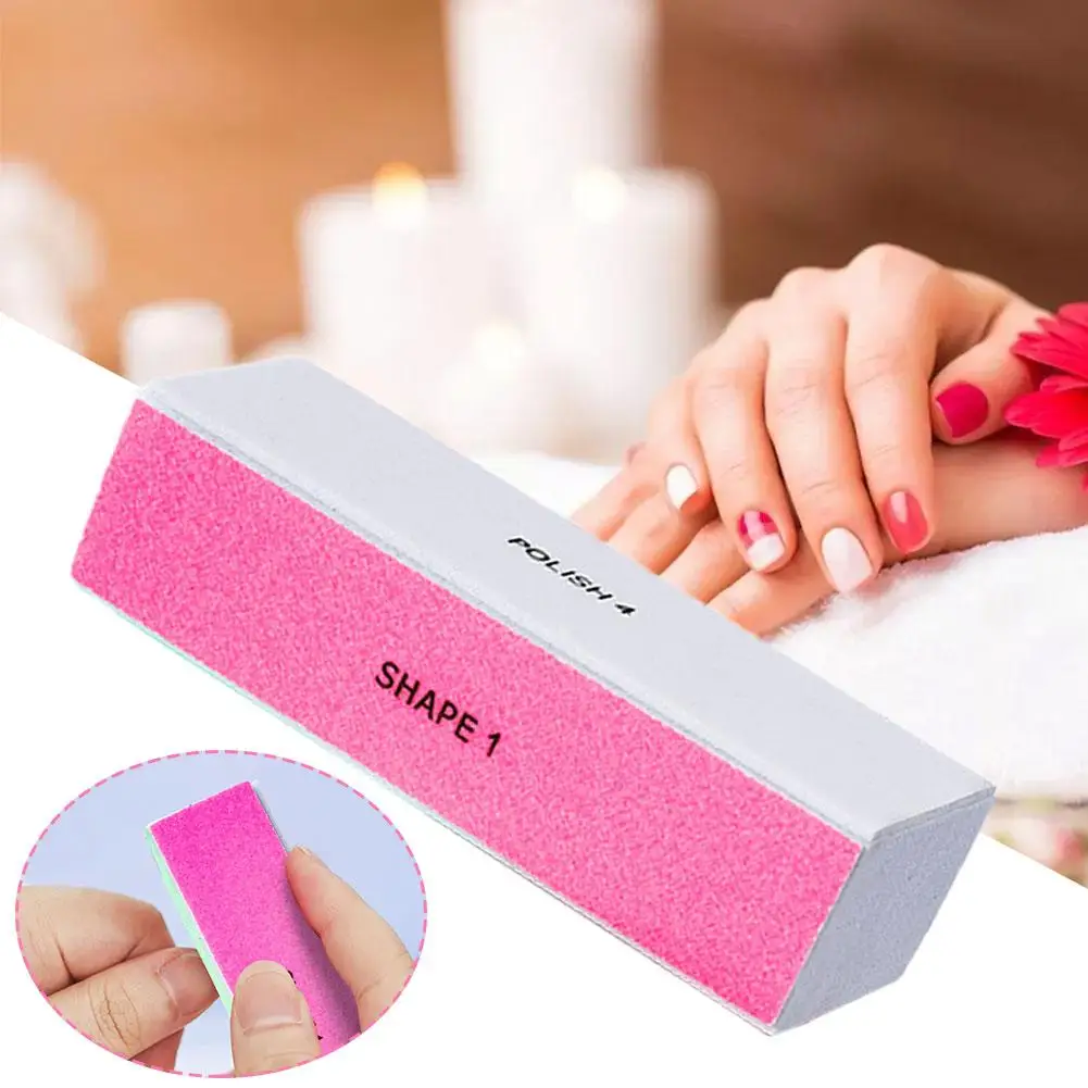 4 in1 Nail File Nail Buffer Nail Tool For Manicure Pedicure Gel Polish Cuticle Remover Nail Art Accessories