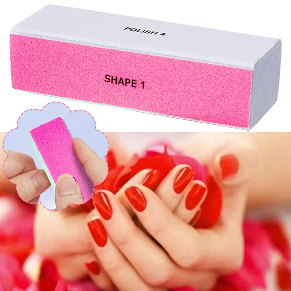 4 in1 Nail File Nail Buffer Nail Tool For Manicure Pedicure Gel Polish Cuticle Remover Nail Art Accessories thumbnail 3