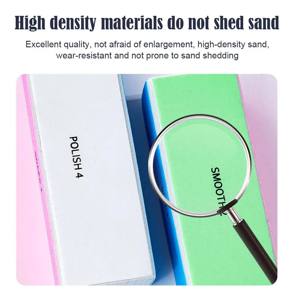 4 in1 Nail File Nail Buffer Nail Tool For Manicure Pedicure Gel Polish Cuticle Remover Nail Art Accessories thumbnail 6