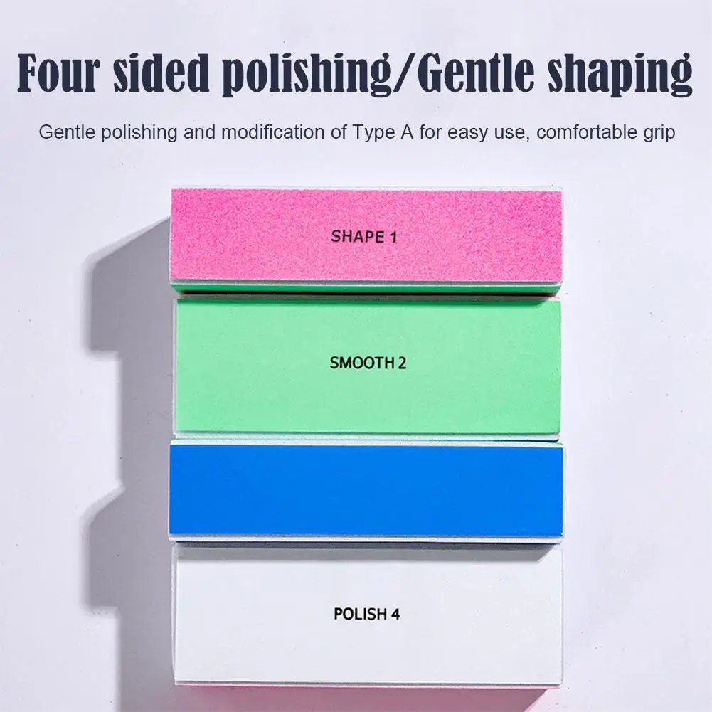 4 in1 Nail File Nail Buffer Nail Tool For Manicure Pedicure Gel Polish Cuticle Remover Nail Art Accessories thumbnail 5