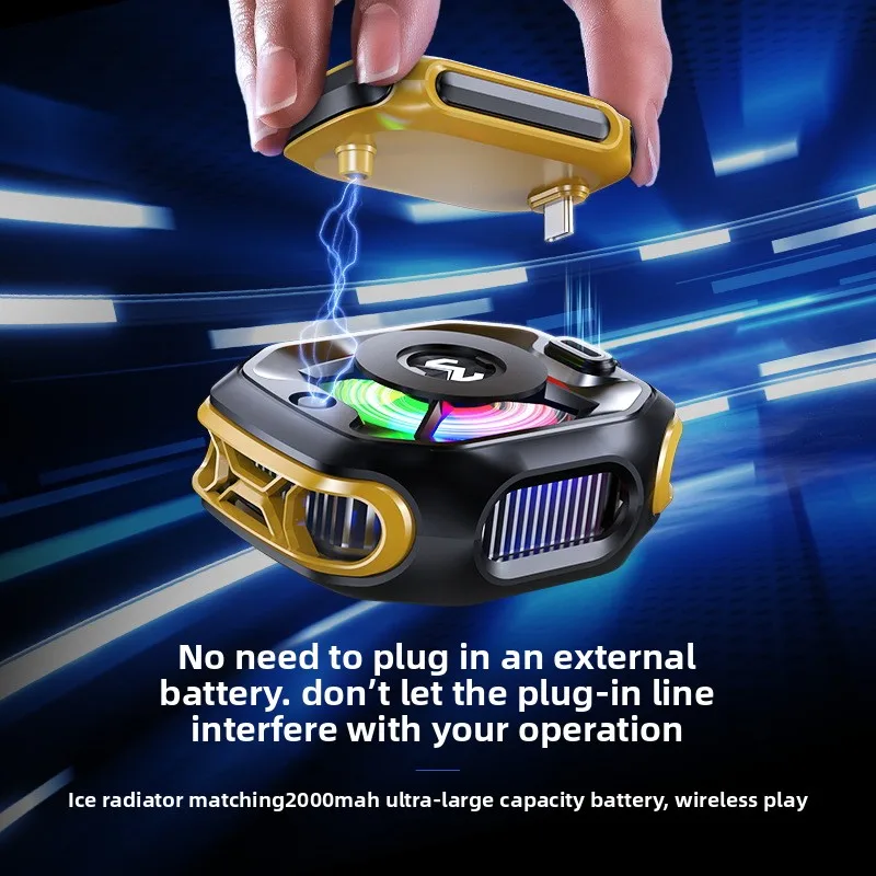 Intelligent Temperature-Controlled Semiconductor Icing Radiator with Digital Display, Magnetic Attachment & Independent Battery thumbnail 5