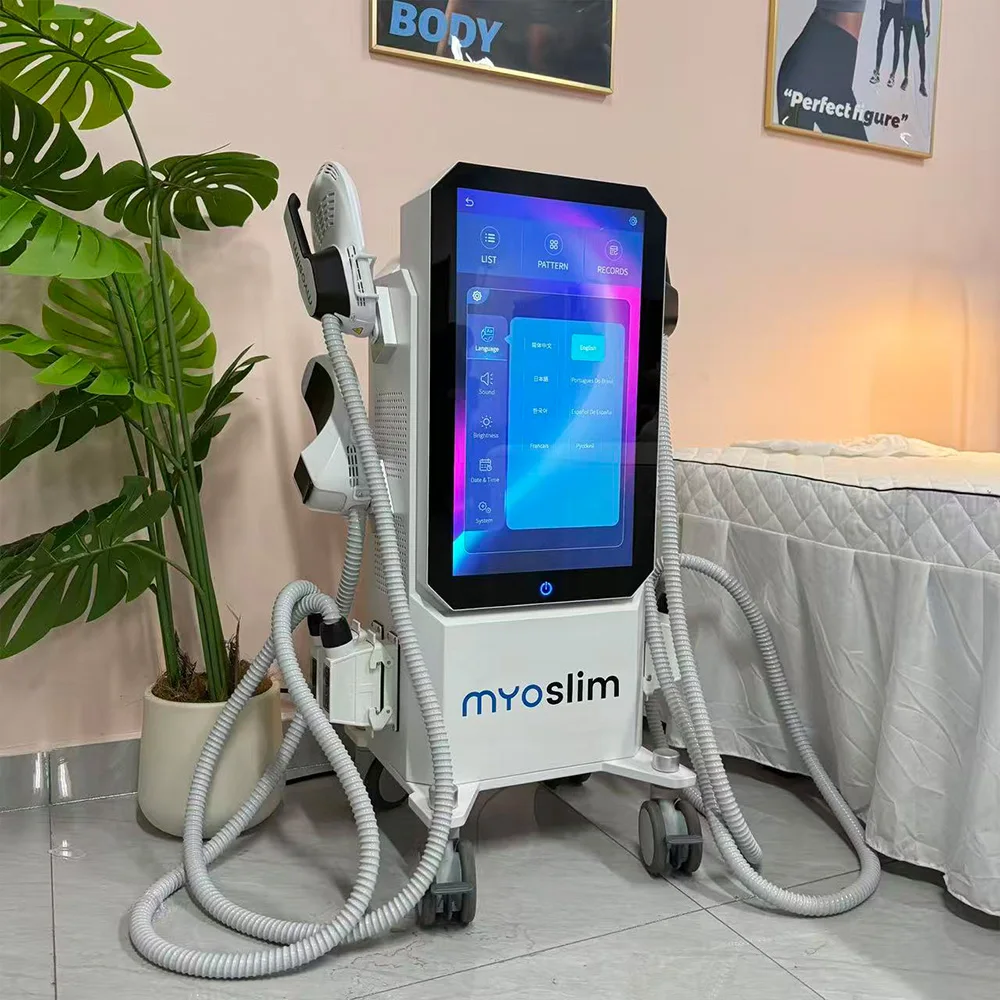 Professional Myoslim EMS Neo Body Sculpt EMS zero Ultra Pro 6500W 4 Handles RF Hi-emt Muscle Stimulate Slimming Machine thumbnail 2