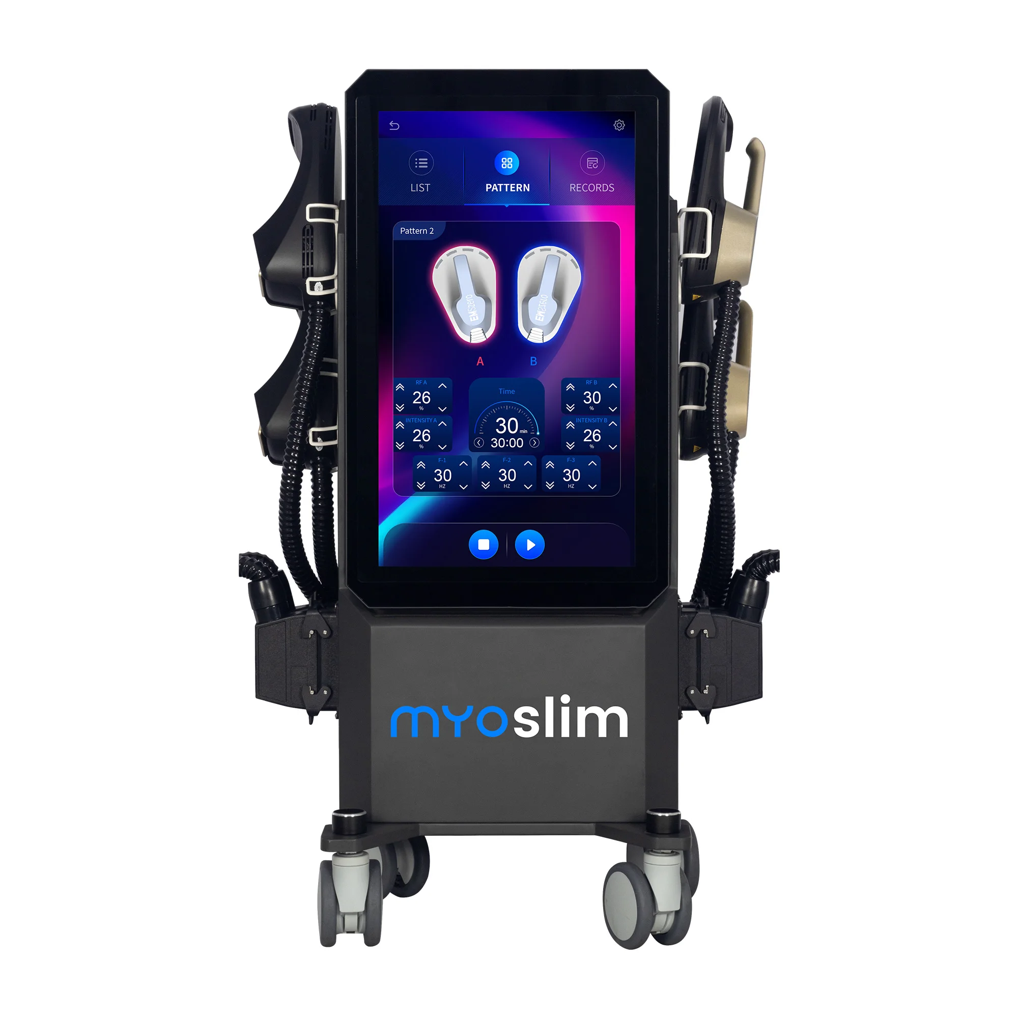 Professional Myoslim EMS Neo Body Sculpt EMS zero Ultra Pro 6500W 4 Handles RF Hi-emt Muscle Stimulate Slimming Machine thumbnail 6