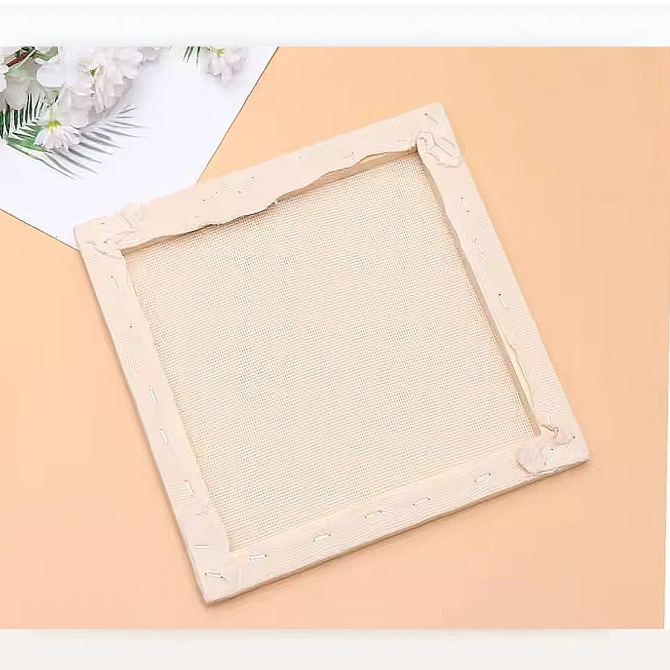 Frame Punch Needle Embroidery Starter Kits Fresh Flower Square embroidered kit Cross stitch Art and crafts supplies adults thumbnail 4