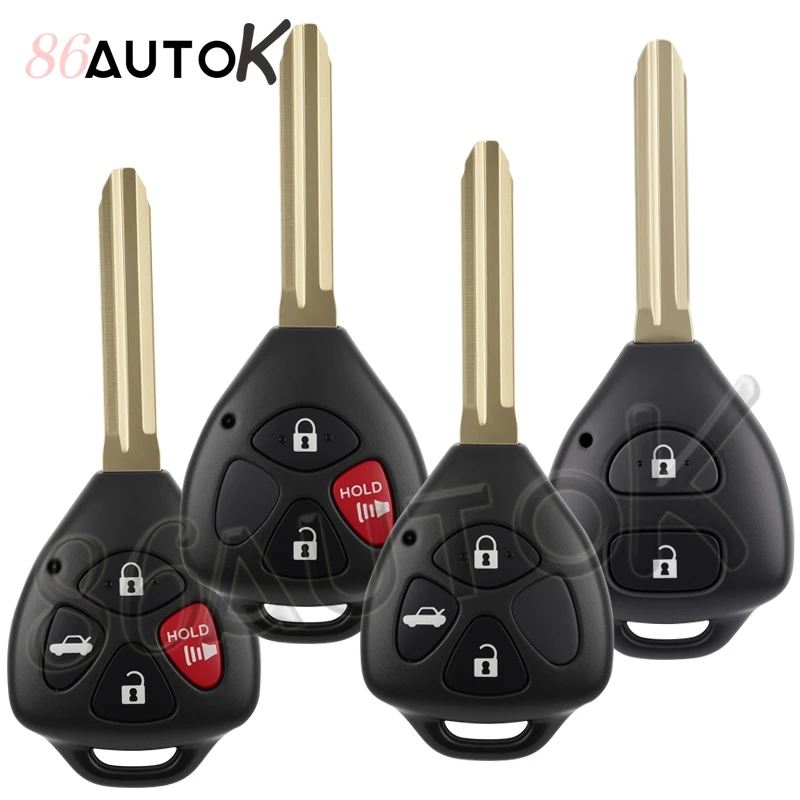 B41TG Remote Car Key Fob For Toyota Hilux Vitz Yaris For Scion TC XD 312Mhz 4D 67 G Chip B41TG 2/3/4Button 2584A-B41TG Car Key thumbnail 5