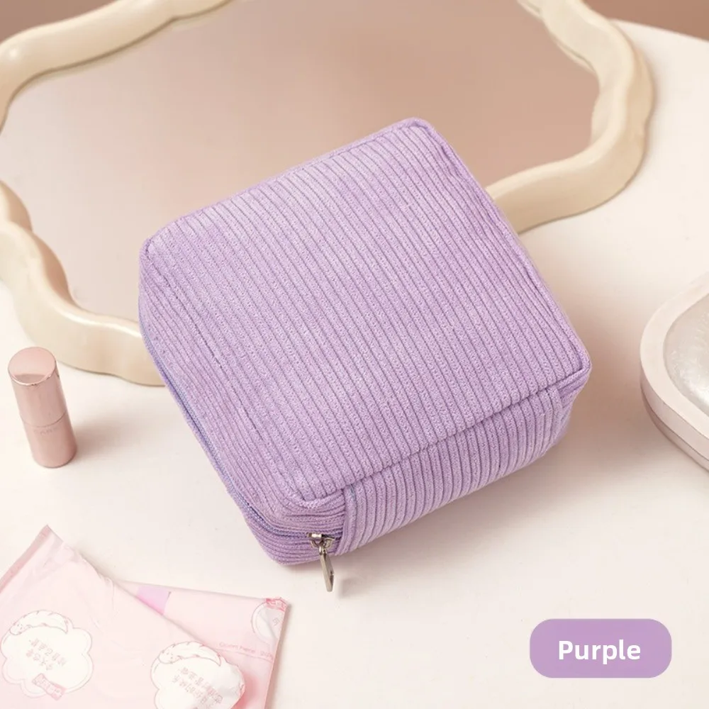 Large Capacity Sanitary Pads Bag Cosmetics Lipstick Storage Bag Cosmetic Bag Multipurpose Mini Data Cables Organizer Travel thumbnail 4
