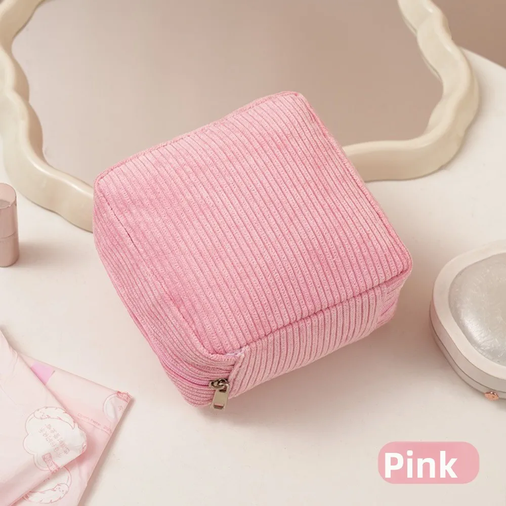 Large Capacity Sanitary Pads Bag Cosmetics Lipstick Storage Bag Cosmetic Bag Multipurpose Mini Data Cables Organizer Travel thumbnail 3
