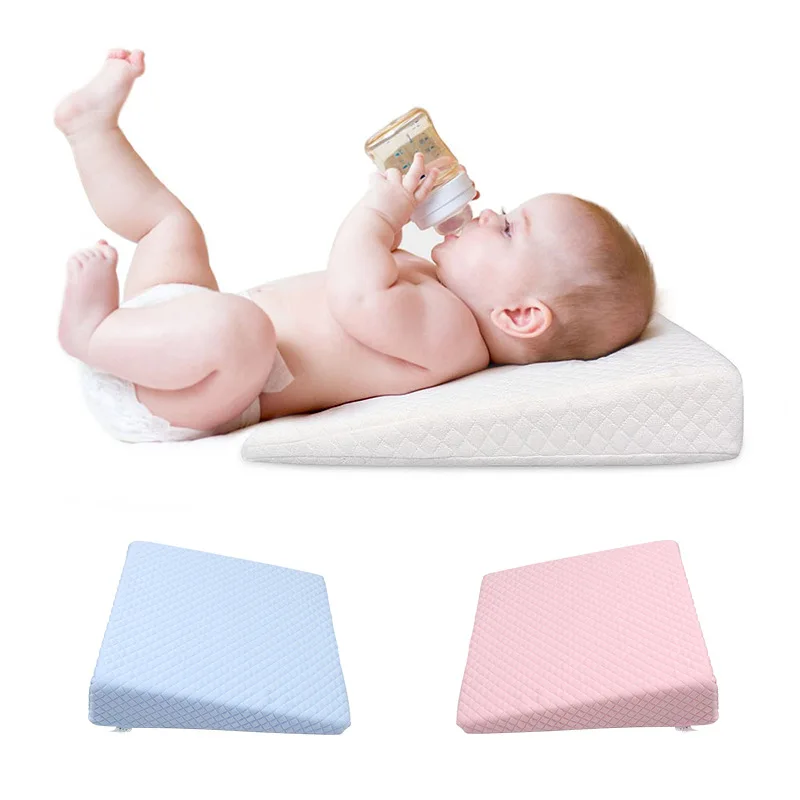 Newborn Slope Pillows Positioning Baby Anti Reflux Cotton Nursing Pillow Feeding AntiSlip Non‑slip Pillow Baby Sleep Pillows thumbnail 3