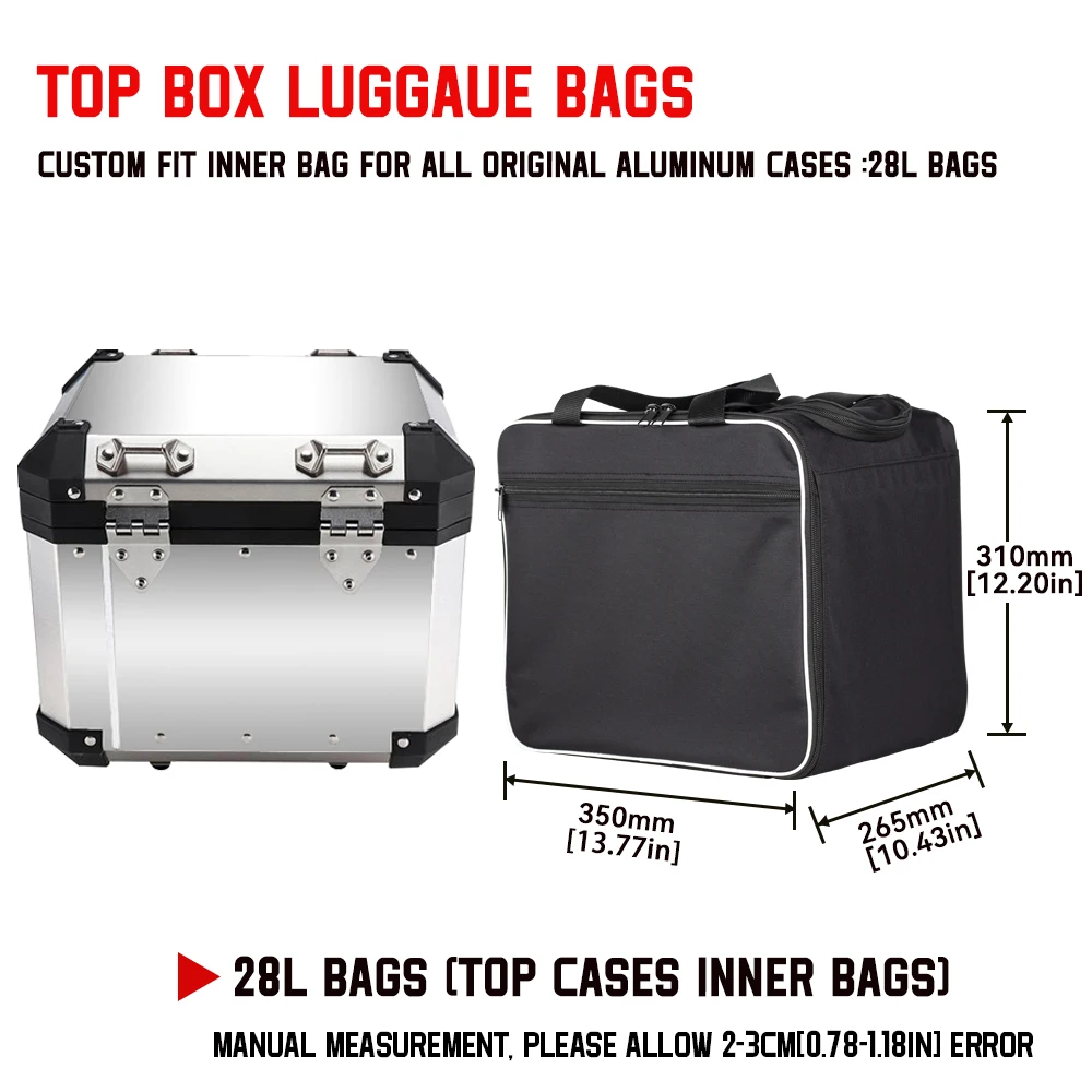 Motorcycle box Inner bag Luggage Bags 28L/36L/40L For BMW R1200GS Adv R1250 R1250 gs Adventure K1600 Motorbikes Waterproof Bag thumbnail 5