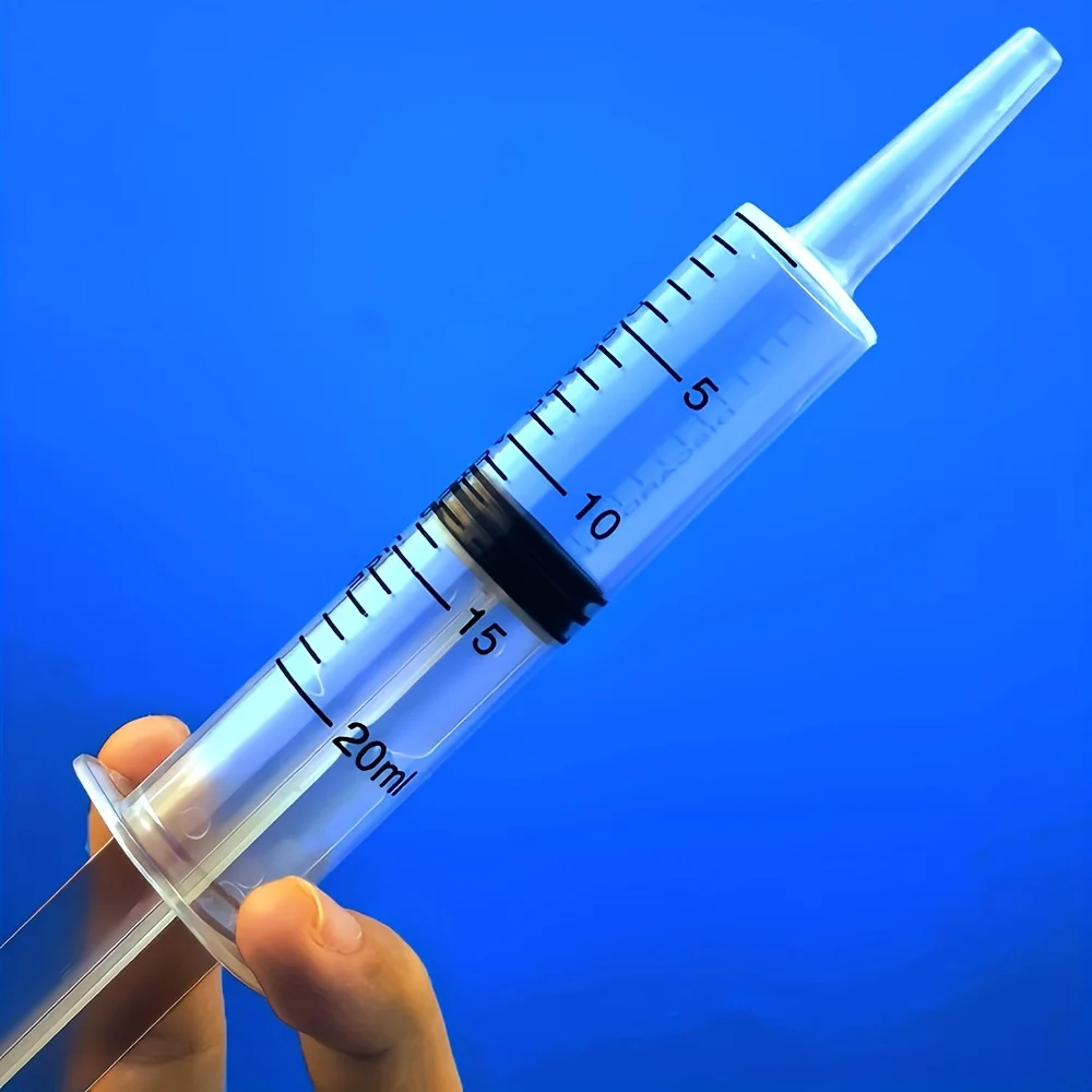 4Pcs Industrial Dispensing Veterinary Syringe for Measuring, Watering, Supplementing, Feeding Pets, Science, and Laboratory Use thumbnail 3