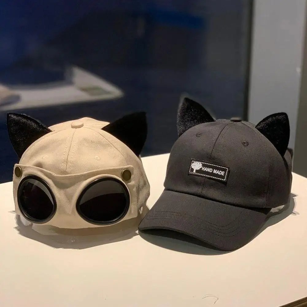 Aviator Hat Tide Korean Personality Glasses Cap Men's Sunglasses Sunglasses Male Cap Spring And Summer Versatile Baseball Cap thumbnail 5
