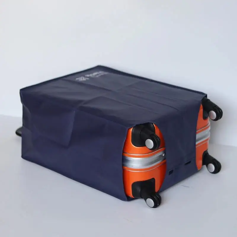 1pc Durable luggage dust cover for world travelers - elastic and scratch resistant luggage protection cover, suitable for 18-32 thumbnail 6